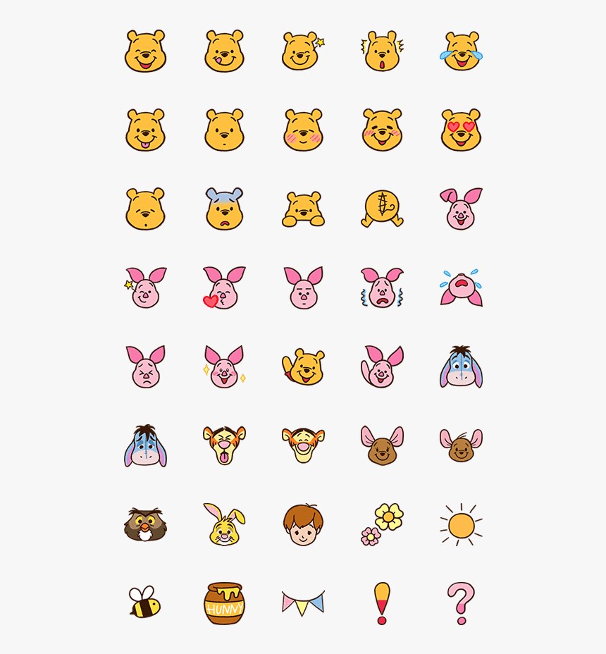 Emojis De Winnie Pooh, HD Png Download, Free Download