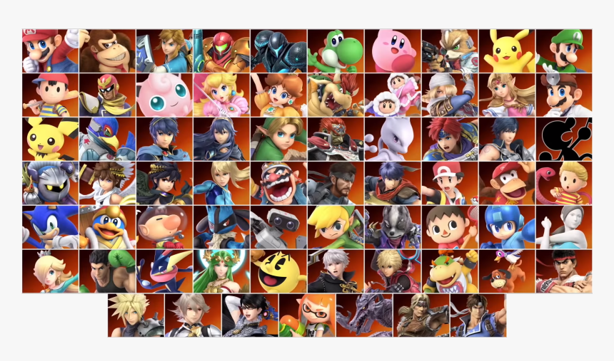 Smash Ultimate Unlock Chart, HD Png Download, Free Download