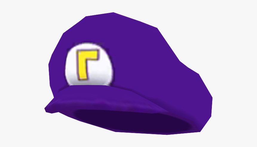 Waluigi Hat Png, Transparent Png, Free Download