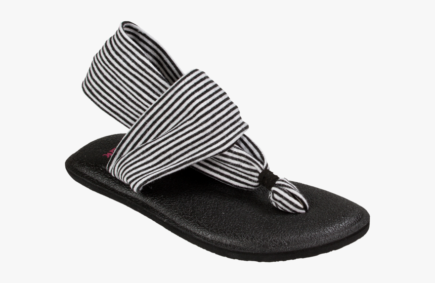 Black White Stripes - Flip-flops, HD Png Download, Free Download