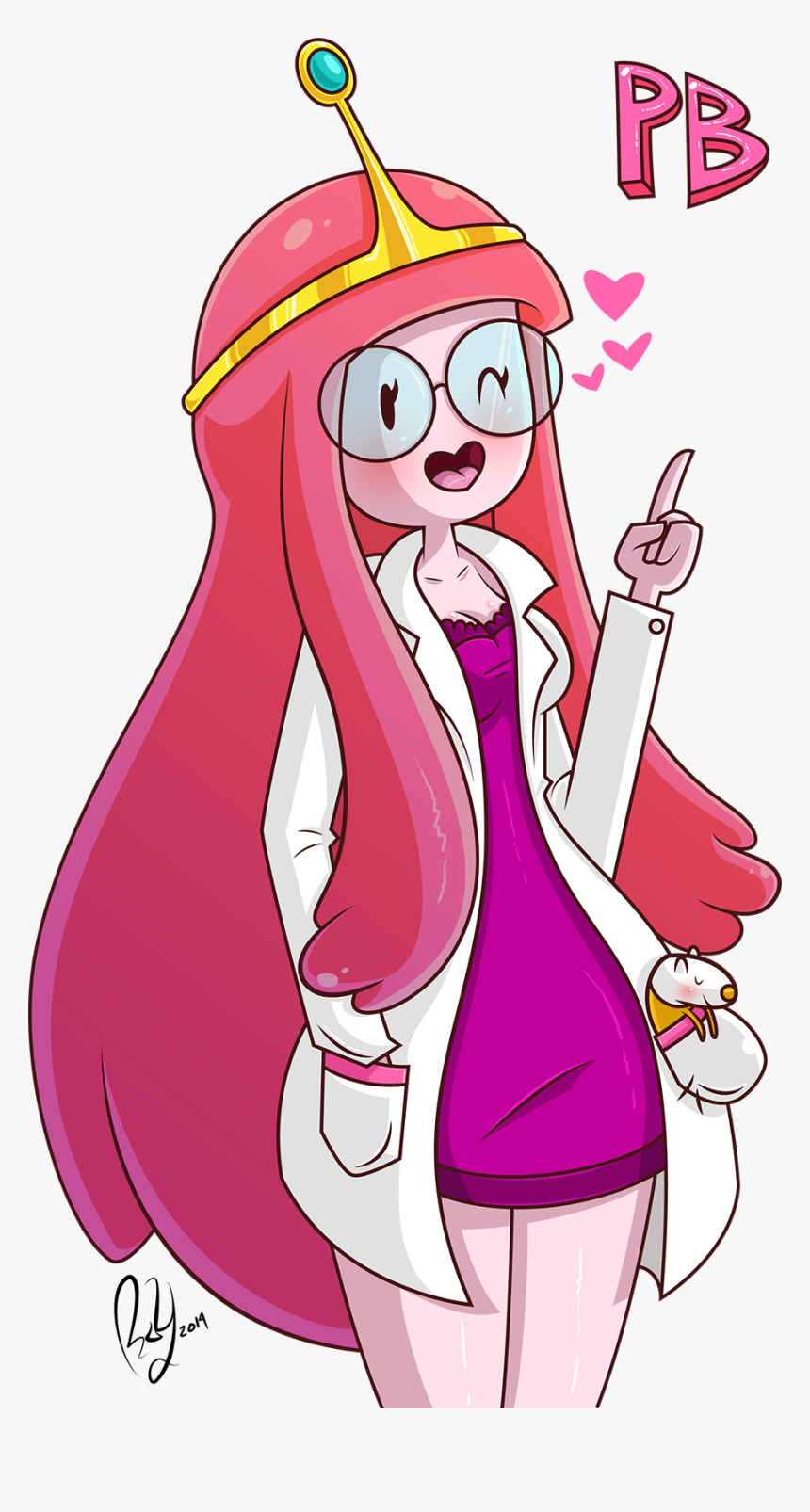 Princess Bubblegum And Science Princess Bubblegum, - Adventure Time Princess Bubblegum Science, HD Png Download, Free Download