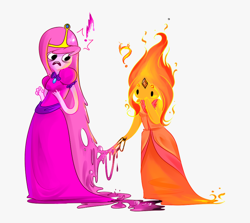 Adventure Time And Princess Bubblegum Image - Prinzessin Bubblegum Und Marceline, HD Png Download, Free Download