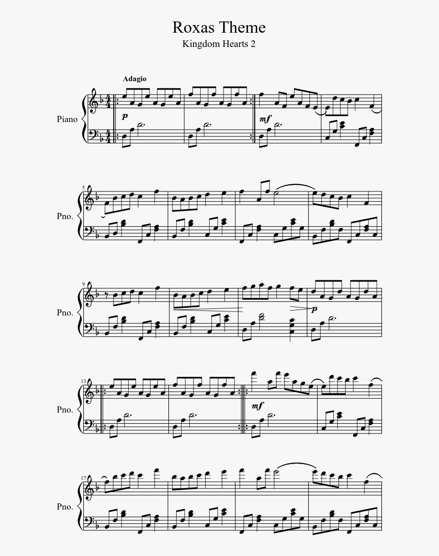 Lord Of The Rings Piano Sheet Music, HD Png Download, Free Download