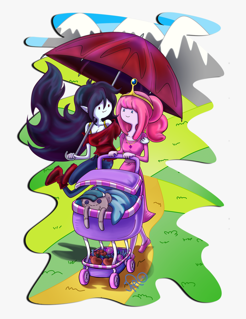 Princess Bubblegum And Marceline Family, HD Png Download, Free Download