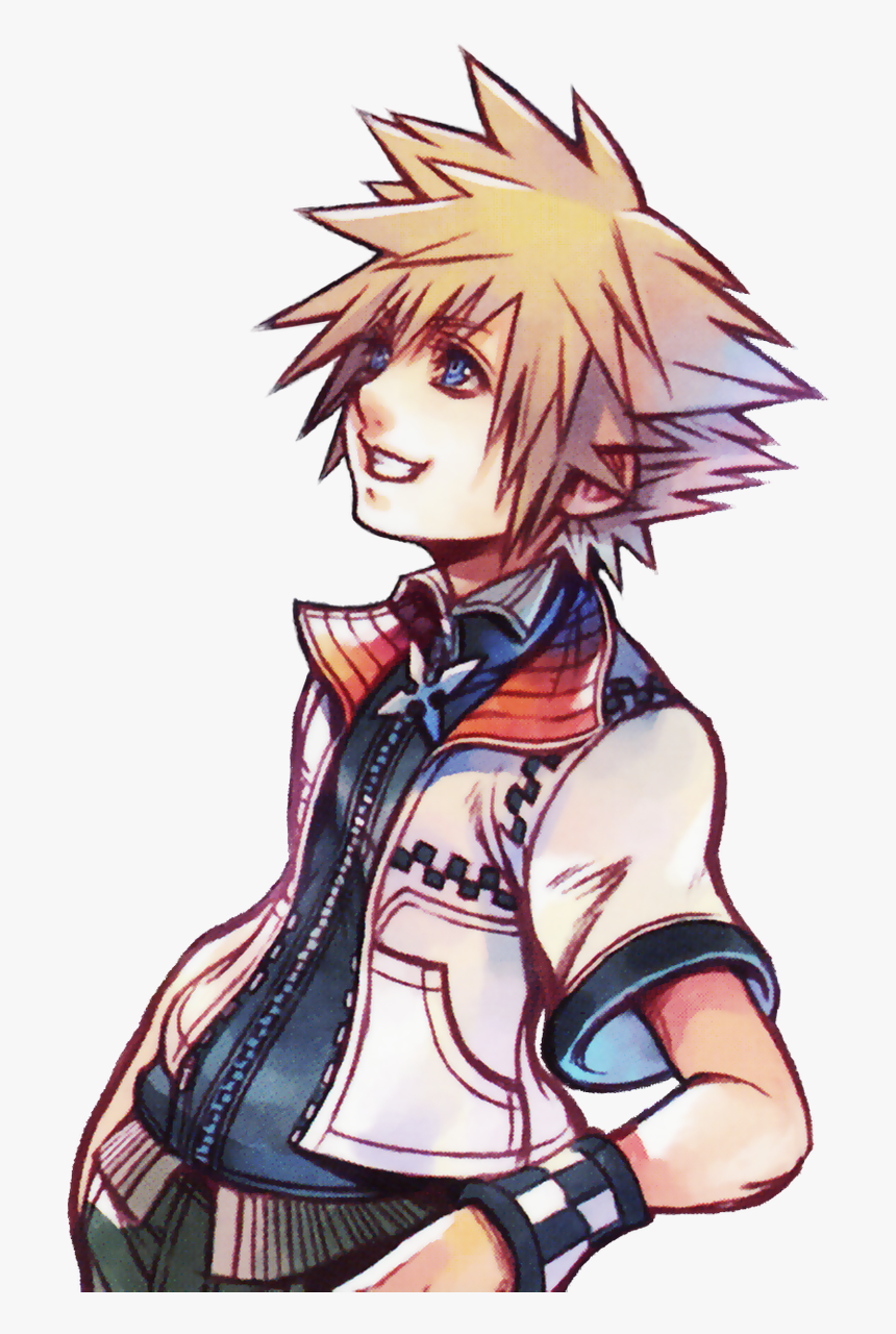 Kingdom Hearts Roxas Art, HD Png Download, Free Download