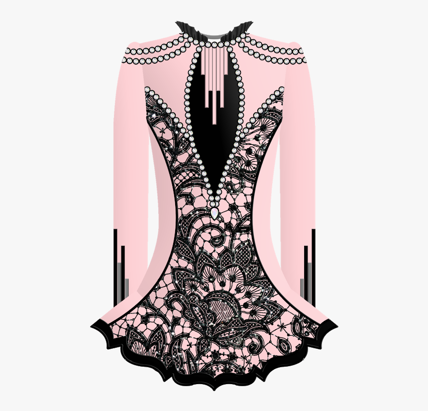 Img 4864 - Pink And Black Irish Dance Dresses, HD Png Download, Free Download