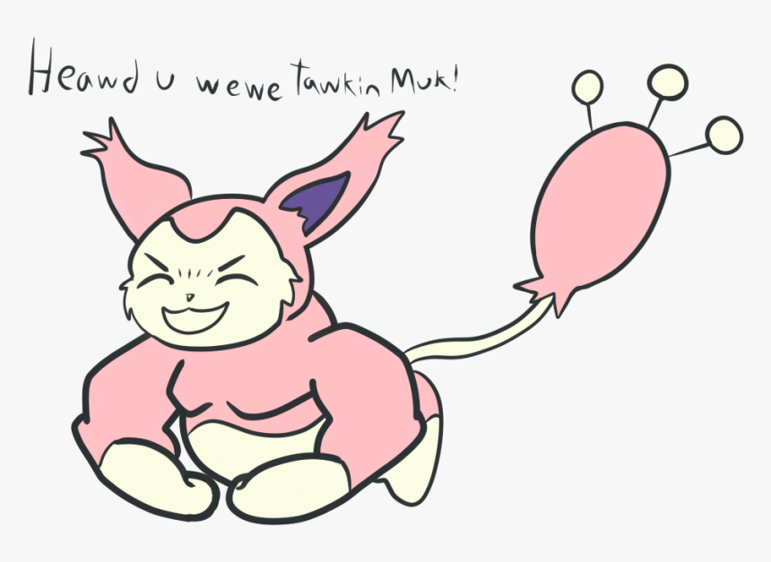 Skitty-machoke Fusion - Cartoon, HD Png Download, Free Download