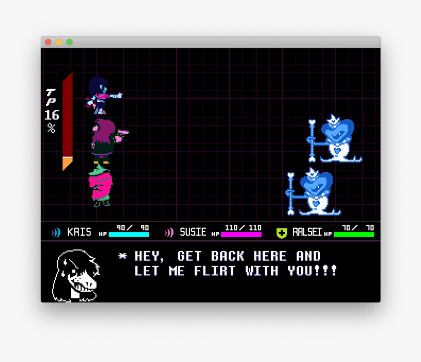 Deltarune Flirting Kris, HD Png Download, Free Download