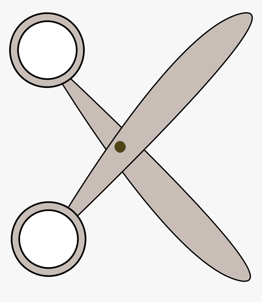Scissors Office Tool Free Photo - Cartoon Scissors, HD Png Download, Free Download