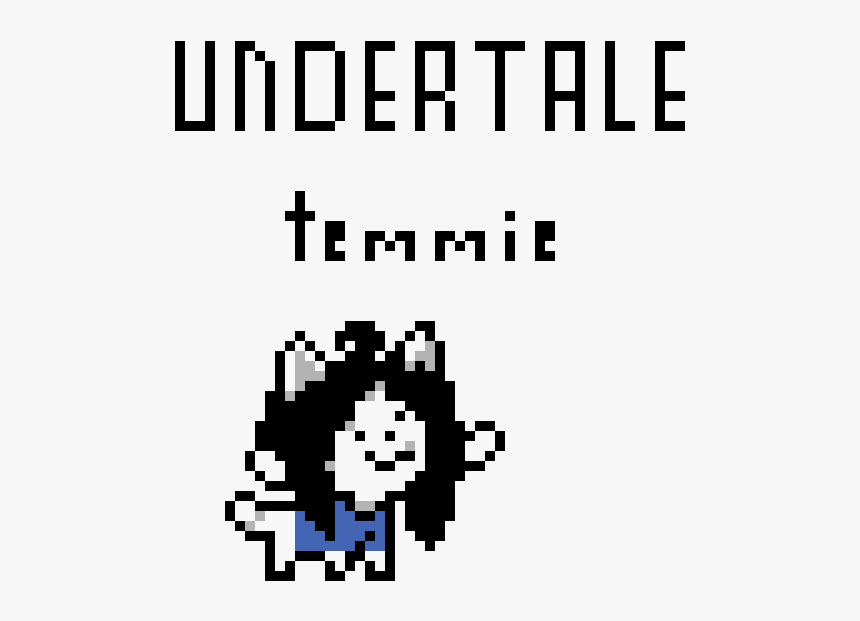 Temmie Pixel Art, HD Png Download, Free Download