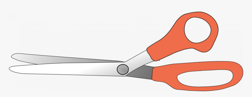 Scissors Slightly Open Vector Graphics - Free Scissors Clip Art, HD Png Download, Free Download