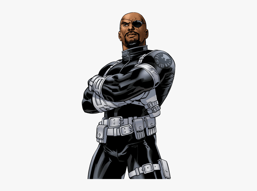 Nick Fury Nick Fury Avengers Characters Marvel Kids - Nick Fury Marvel, HD Png Download, Free Download