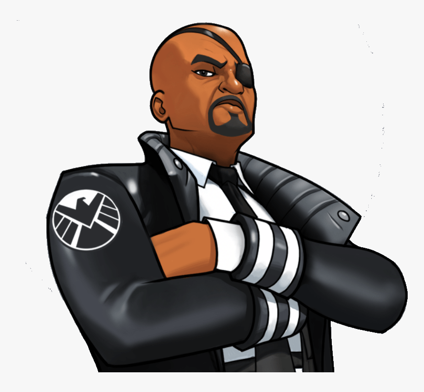 Thumb Image - Marvel Avengers Academy Nick Fury, HD Png Download, Free Download