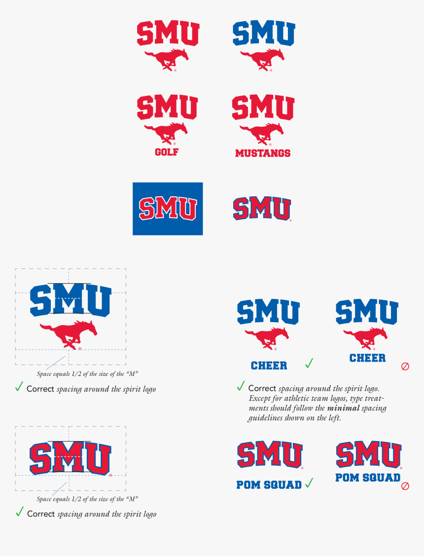 Athletics - Smu Athletic Logo, HD Png Download, Free Download