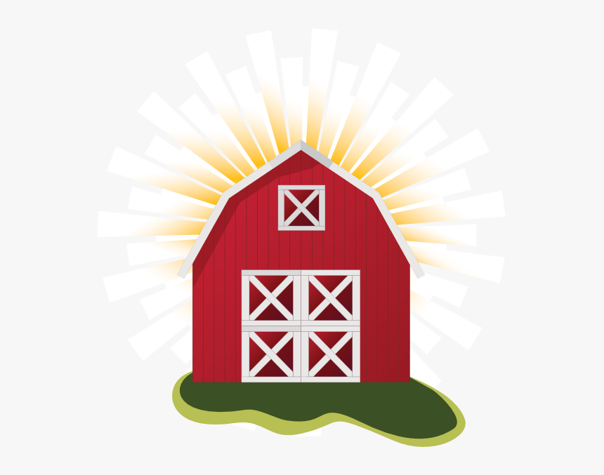 Red Barn Svg Clip Arts - Red Barn Clip Art, HD Png Download, Free Download