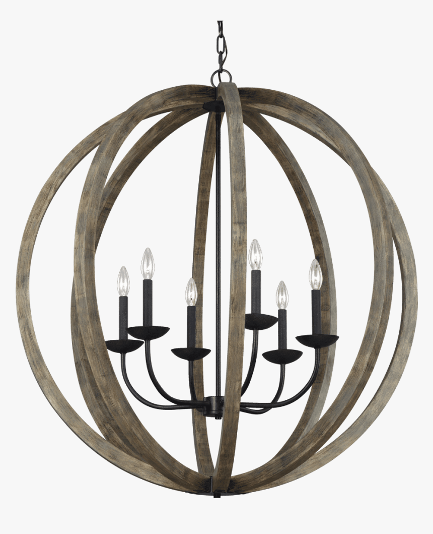 Modern Farmhouse Iron Chandelier, HD Png Download, Free Download