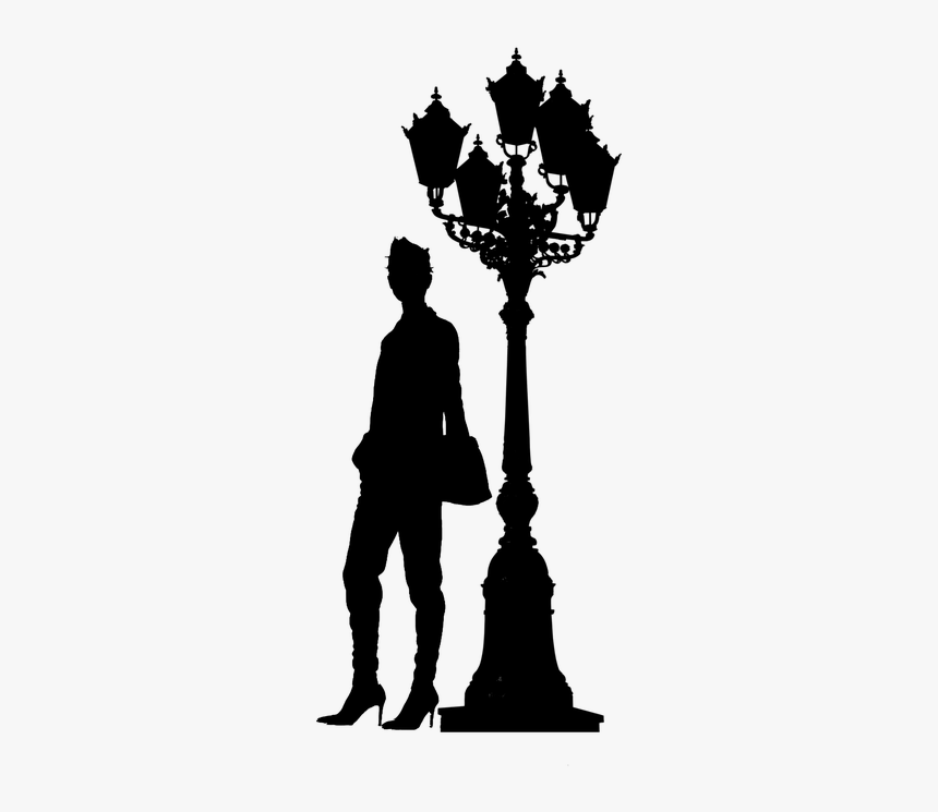 Woman, Standing, Street, Confident, Silhouette - Silhouette, HD Png Download, Free Download