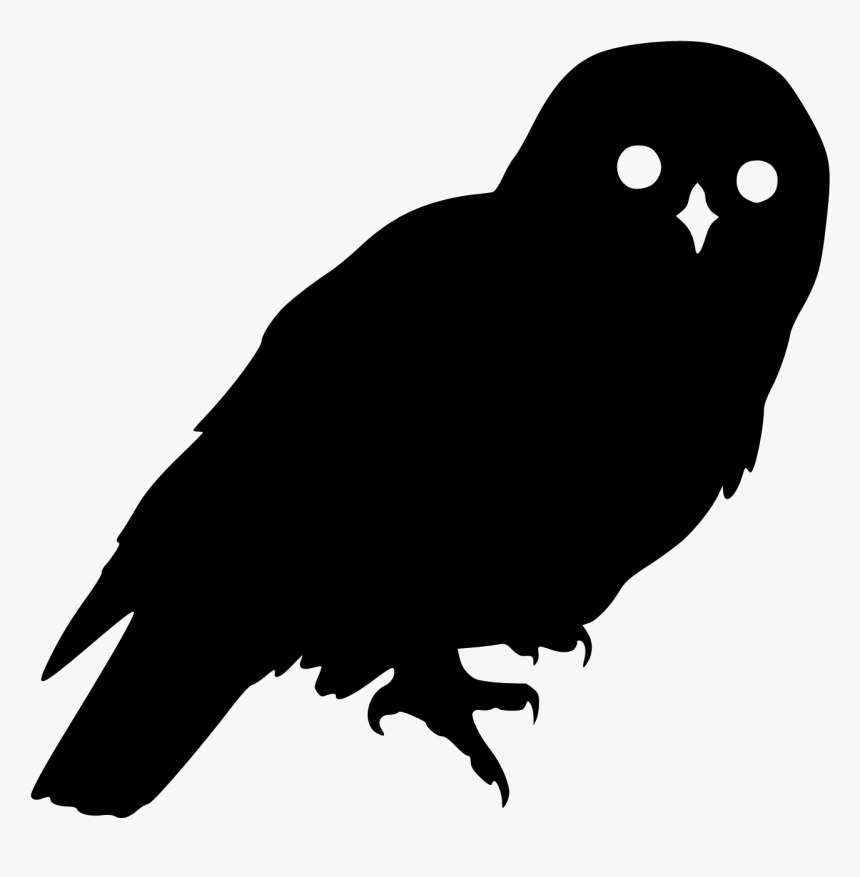 Owl Silhouette No Background - Owl Silhouette Png, Transparent Png, Free Download