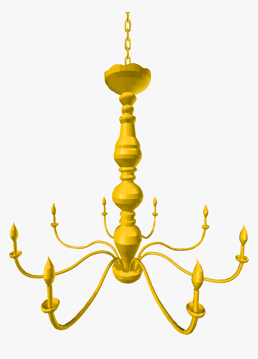 Chandelier - Clipart Chandelier Gold Png, Transparent Png, Free Download