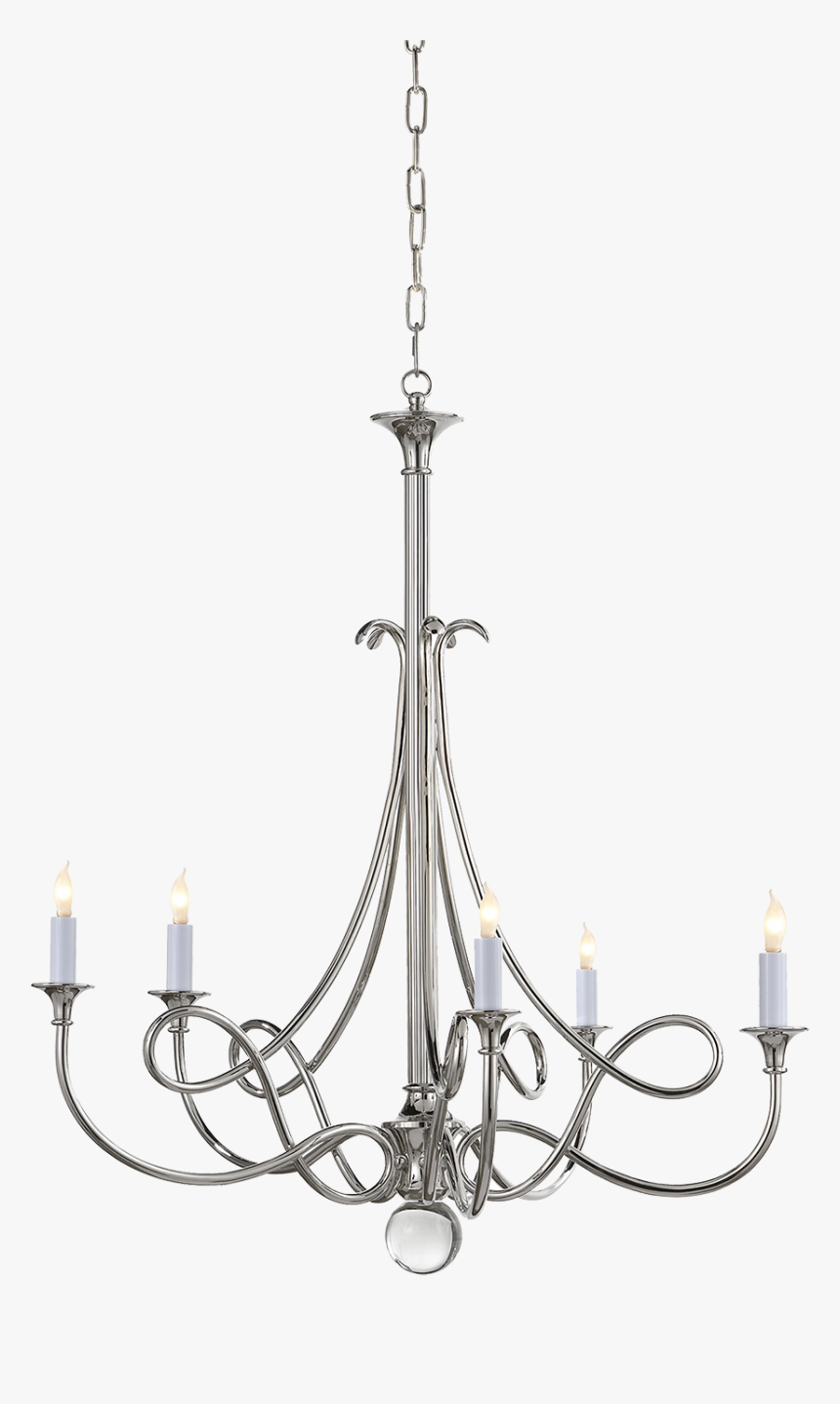 Chandelier Drawing Simple - Visual Comfort Twist Chandelier, HD Png Download, Free Download