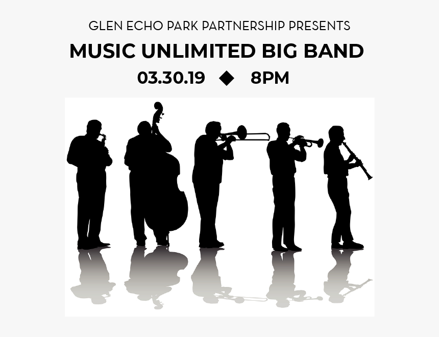 Band Silhouette Png, Transparent Png, Free Download