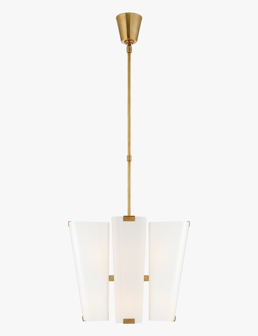 Alpine Small Chandelier In Hand-rubbed Antique Brass - Ceiling Fixture, HD Png Download, Free Download