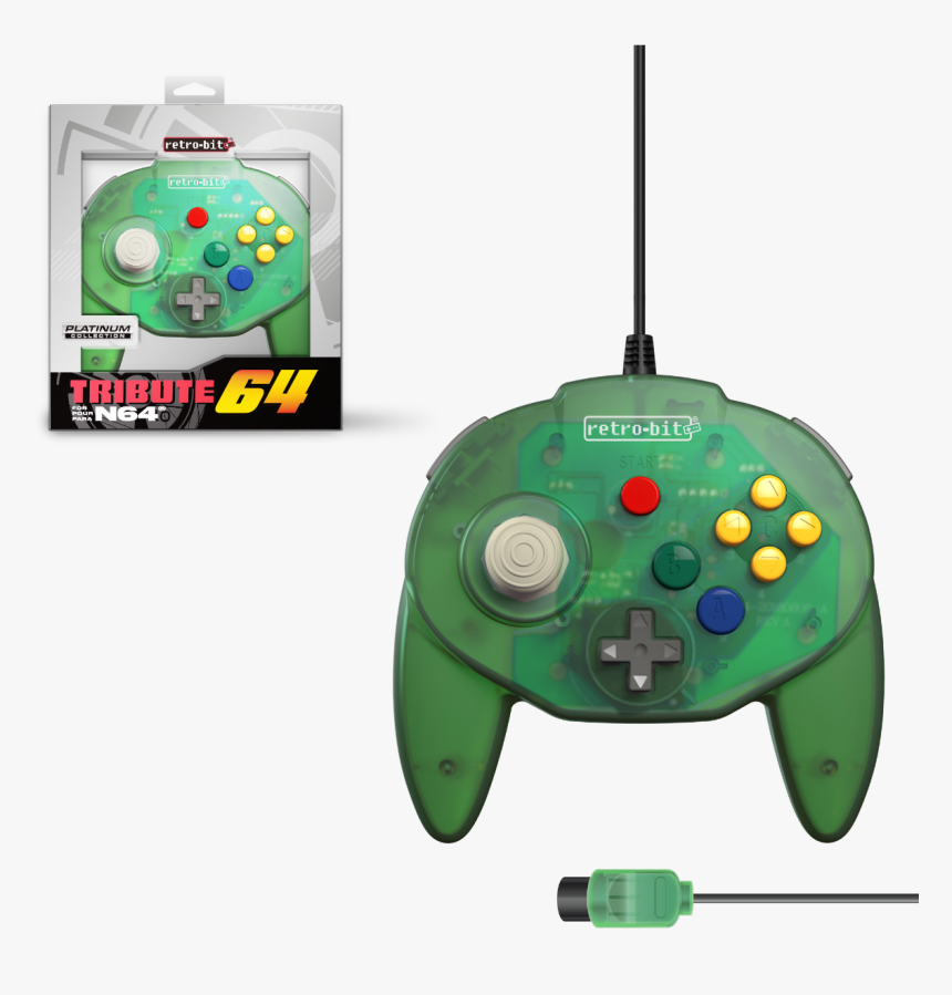 Tribute64, Forest Green, N64, Nintendo 64, Tribute - Retro Bit Tribute 64, HD Png Download, Free Download