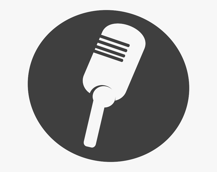Microphone Vector White Png, Transparent Png, Free Download