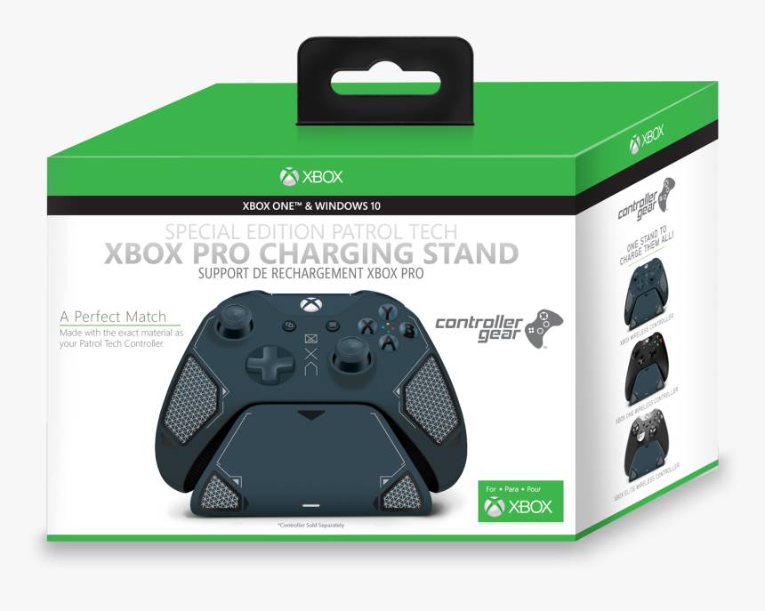 Controller Gear Xbox Pro Charging Stand Photon Blue for Xbox Elite Exact Color Match Xbox One Renewed Xbox One and Xbox One S Controller Officially Licensed and Designed for Xbox 