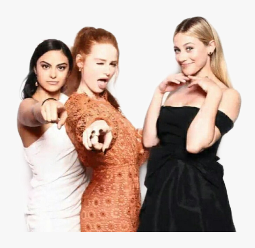 Camilamendes Madelainepetsch Lilireinhart Riverdale - Lili Reinhart And Camila Mendes, HD Png Download, Free Download