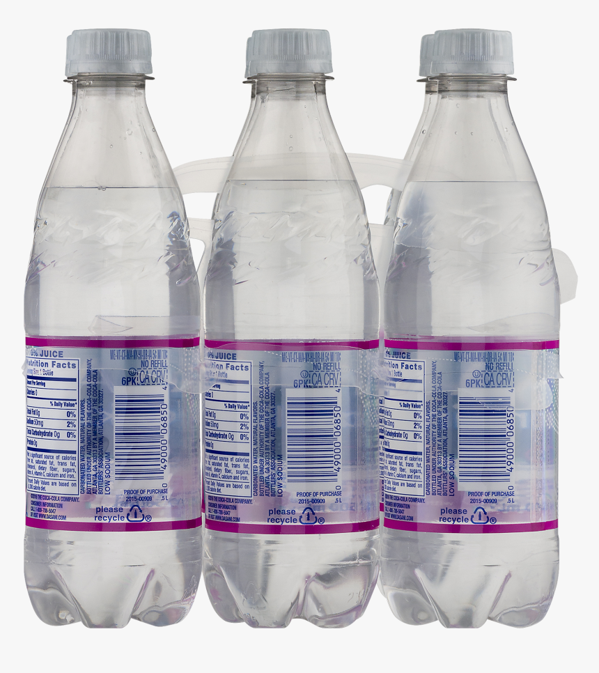 Dasani Sparkling Berry Sparkling Water Beverage - Water Bottle, HD Png Download, Free Download