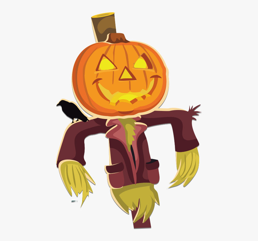 Scarecrow Clip Art - Transparent Background Scarecrow Clipart, HD Png Download, Free Download