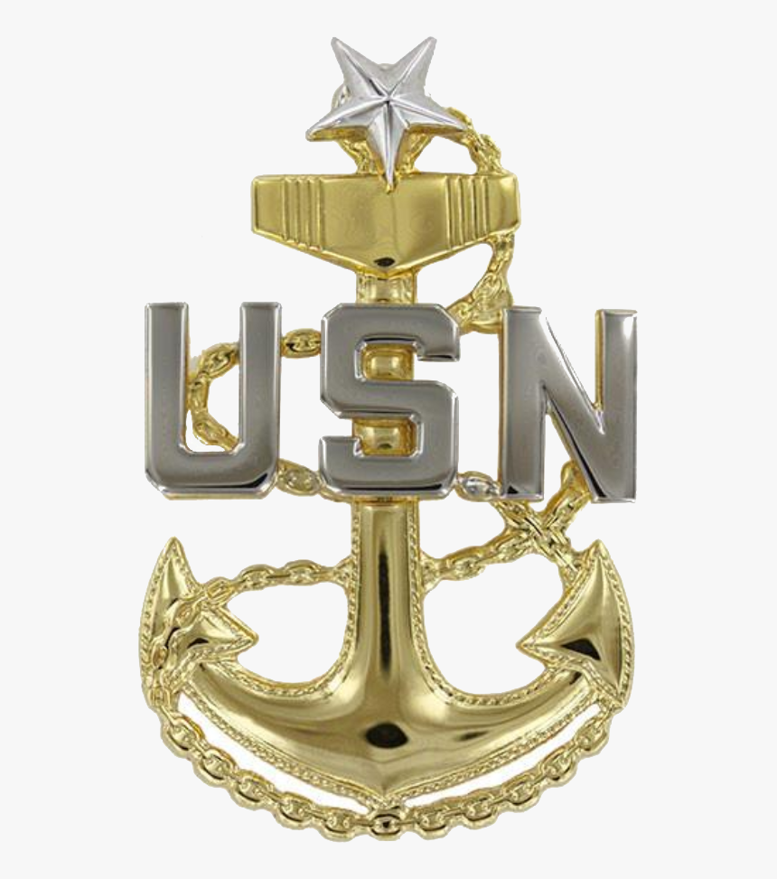 Usn Scpo Cap Device - Senior Chief Petty Officer Anchor, HD Png Download, Free Download