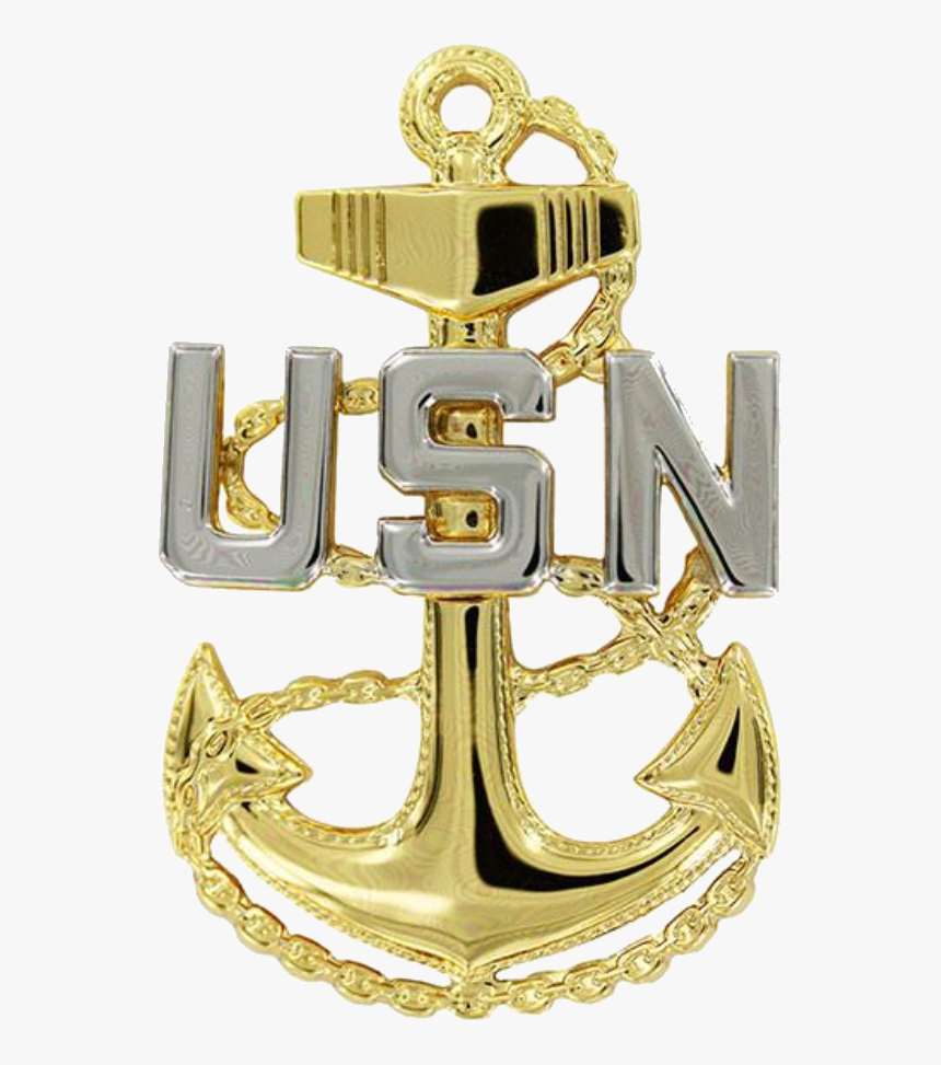 Usn Cpo Cap Device - Chief Rank Navy, HD Png Download, Free Download