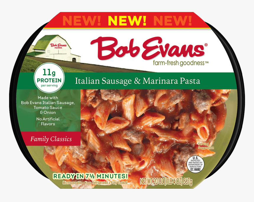 Bob Evans Italian Marinara Pasta - Bob Evans Beef Stroganoff Recall, HD Png Download, Free Download