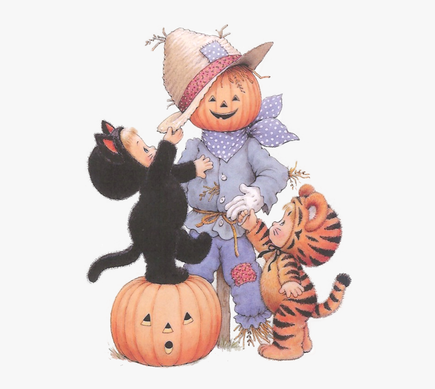 Transparent Scarecrow Clipart - Halloween Free October Clipart, HD Png Download, Free Download