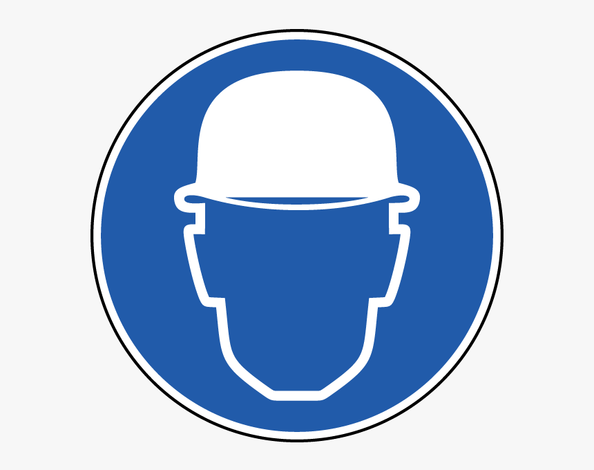 Transparent Hardhat Png - Hard Hat Safety Sign, Png Download, Free Download