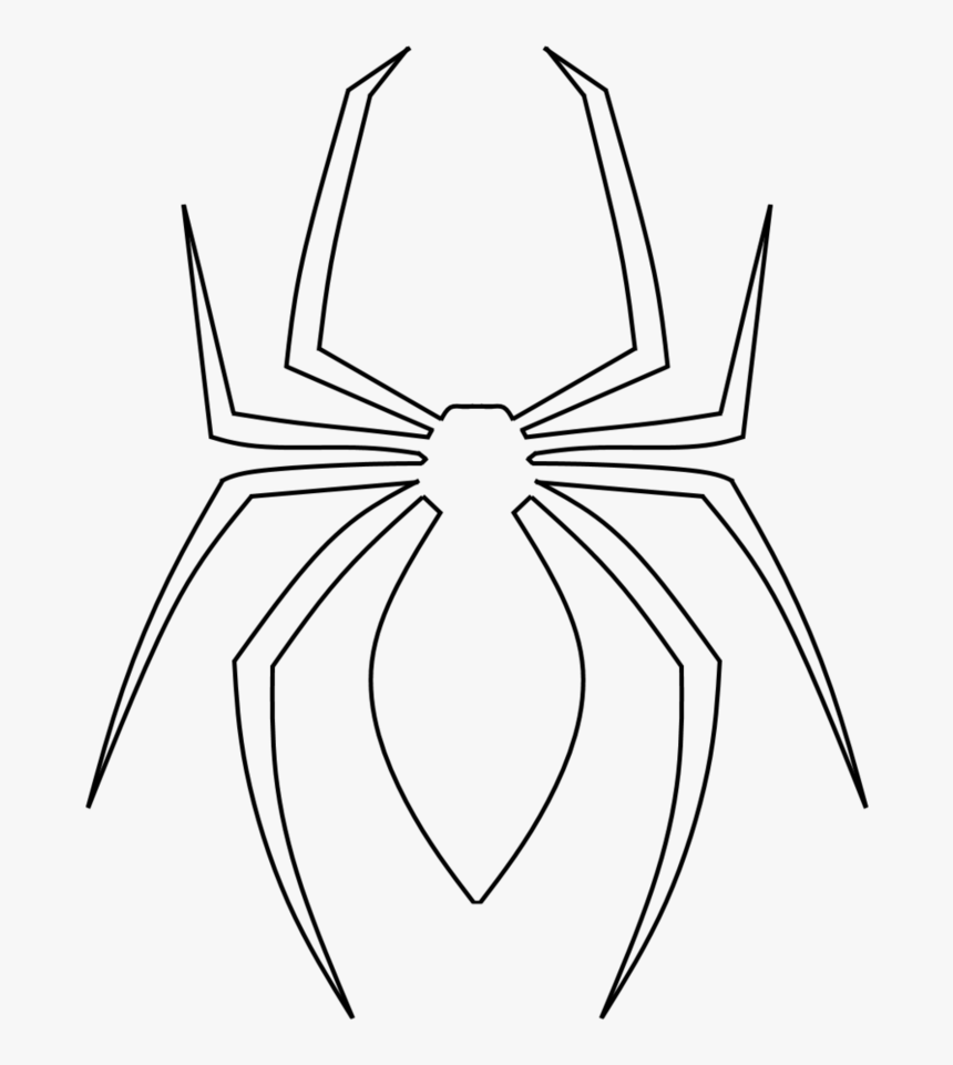 Spiderman White Front Spider, HD Png Download, Free Download