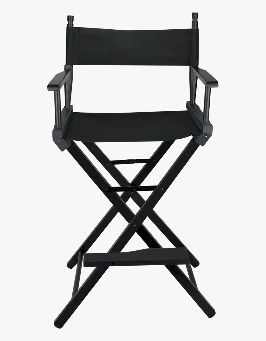 Ver Beauty Black Wood Director Chair Verbeauty Rh Verbeauty - Makeup Artist Chair, HD Png Download, Free Download