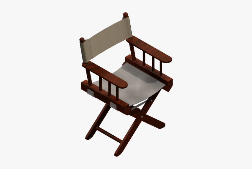 Directors Chair 3ds Max Model - Folding Chair, HD Png Download, Free Download