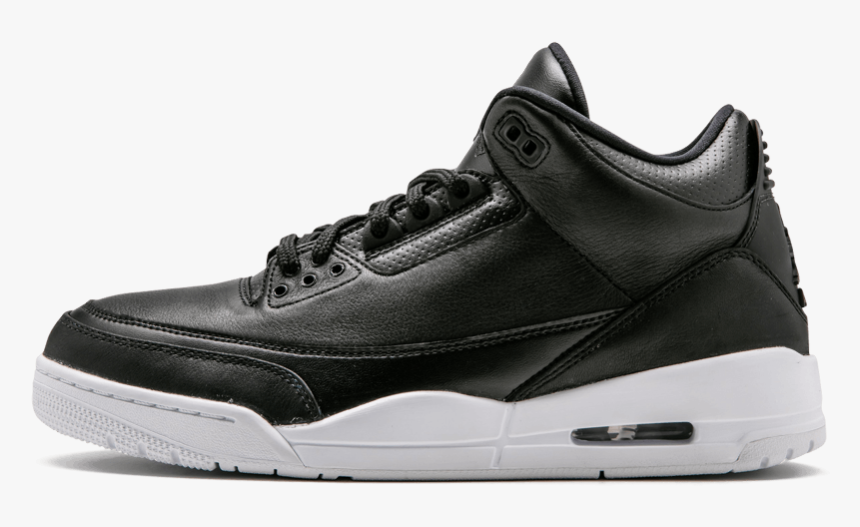 Air Jordan 3 Cyber Monday 136064-020 2016 Release Date - Pg1 Black White Yellow, HD Png Download, Free Download