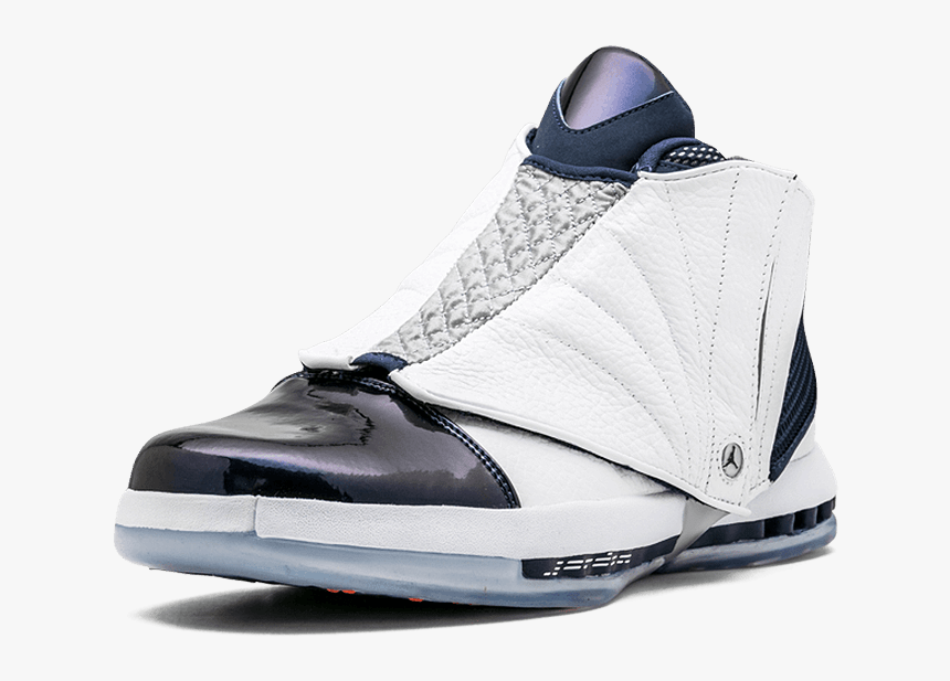 Air Jordan 16 "midnight Navy" - Jordan Shoes With Shoe Cover, HD Png Download, Free Download