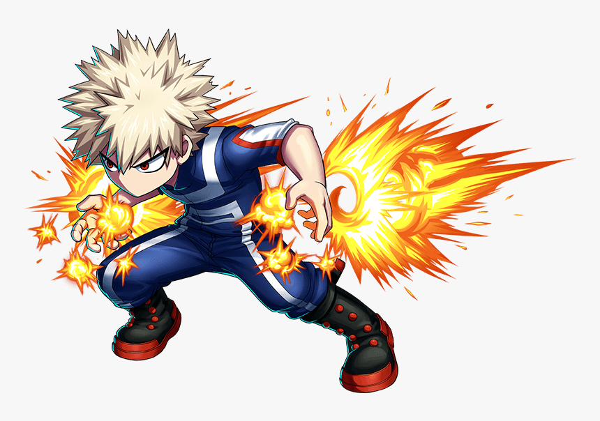 Unit Ills Thum - Katsuki Bakugo Brave Frontier, HD Png Download, Free Download