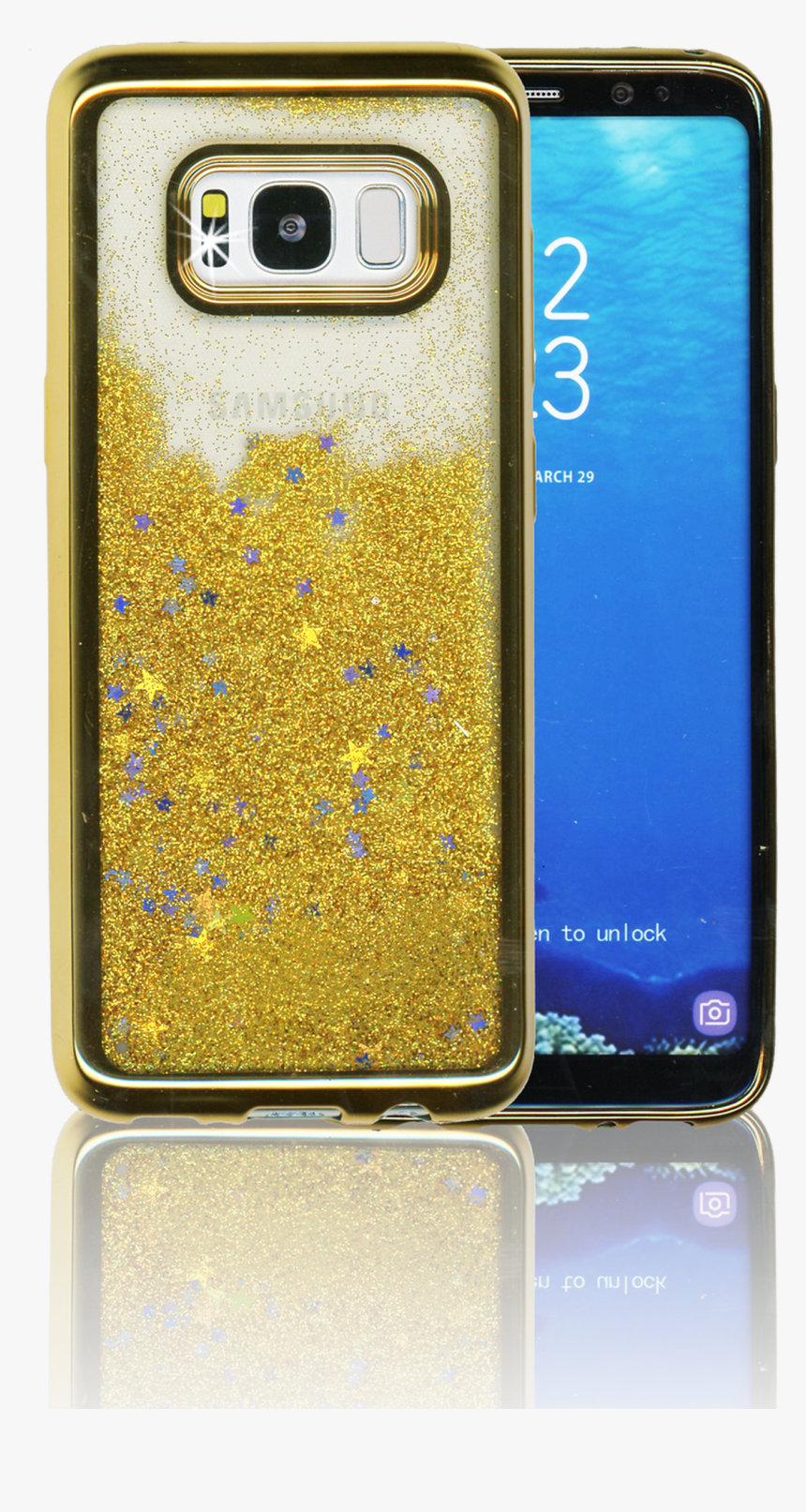 Samsung Galaxy S8 Mm Electroplated Water Glitter Case, HD Png Download, Free Download