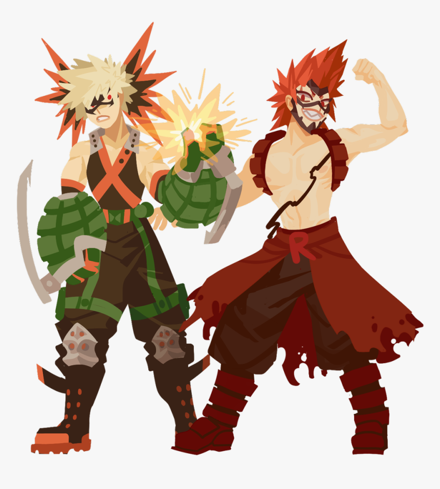 Kirishima And Bakugou Hero Costumes, HD Png Download, Free Download