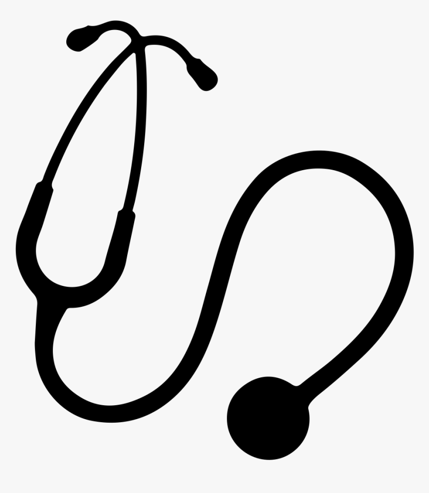 Picture Free Download Stethoscope Transparent Black - Transparent Background Stethoscope Icon, HD Png Download, Free Download