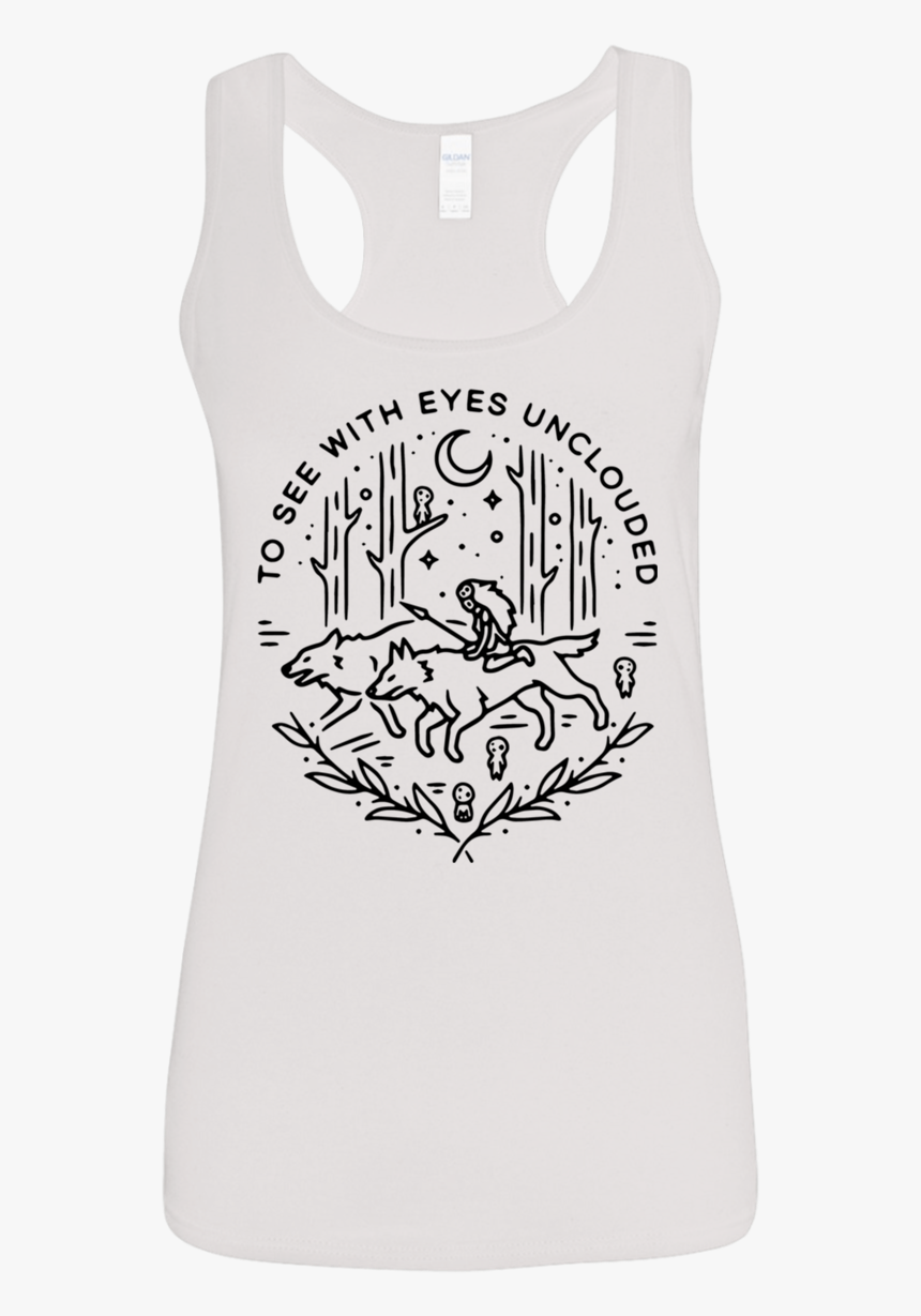 Princess Mononoke To See With Eyes Unclouded Shirt - Princess Mononoke Tattoo Liam, HD Png Download, Free Download