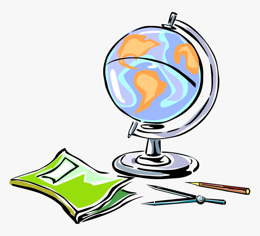 Vector Illustration Of School Classroom Geography World - Geographies Icon Png Vector, Transparent Png, Free Download