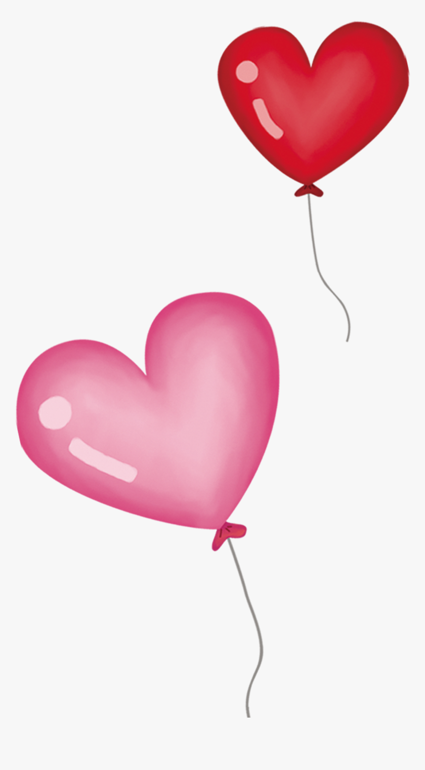 Heart Pink Toy Red Transprent Png Free - Globo Rosa Corazon Dibujo, Transparent Png, Free Download