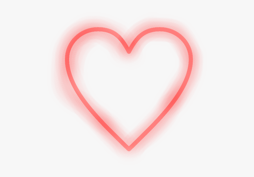 #neon #heart #red #light - Heart, HD Png Download, Free Download